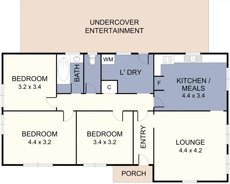 Floorplan of Homely house listing, 4 Merino Avenue, Dallas VIC 3047
