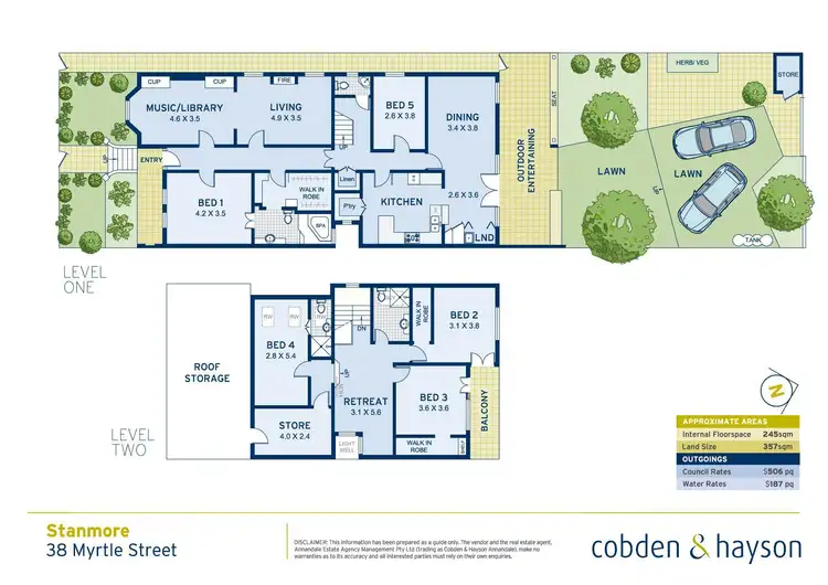 Floorplan of Homely house listing, 38 Myrtle Street, Stanmore NSW 2048
