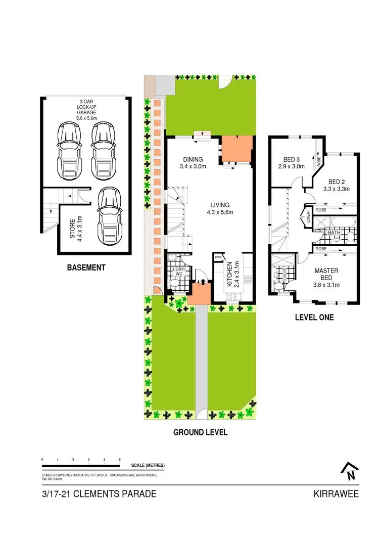 Floorplan of Homely townhouse listing, 3/17-21 Clements Parade, Kirrawee NSW 2232