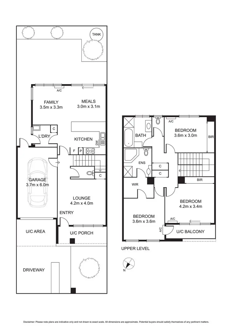 Floorplan of Homely townhouse listing, 16 Tanderum Drive, Coburg VIC 3058