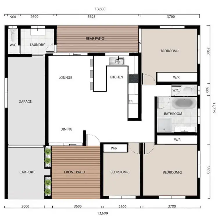 Floorplan of Homely house listing, 45 Orana Road, Ocean Shores NSW 2483