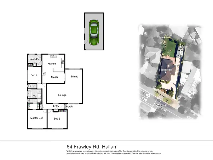 Floorplan of Homely house listing, 64 Frawley Road, Hallam VIC 3803
