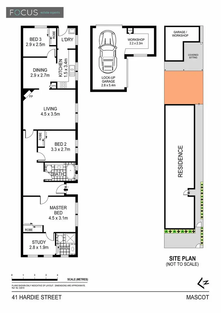 Floorplan of Homely house listing, 41 Hardie Street, Mascot NSW 2020