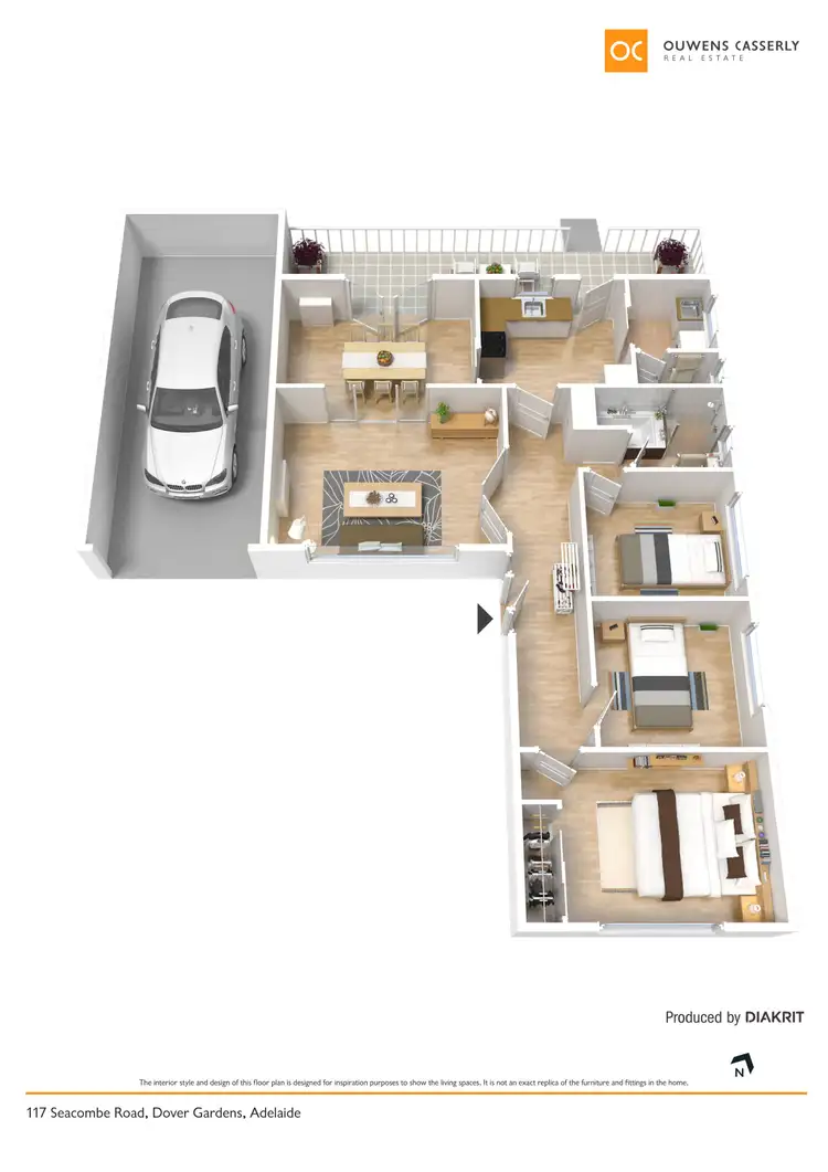 Floorplan of Homely house listing, 117 Seacombe Road, Dover Gardens SA 5048