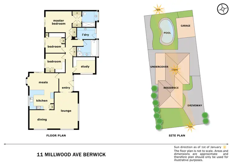 Floorplan of Homely house listing, 11 Millwood Avenue, Berwick VIC 3806
