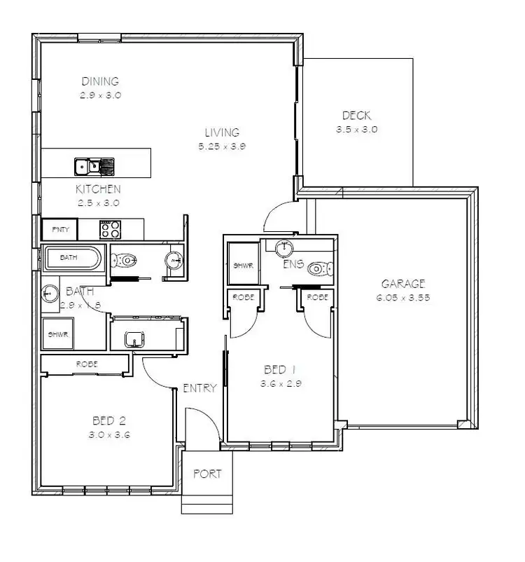 Floorplan of Homely unit listing, 7a Inglewood Street, Golden Square VIC 3555