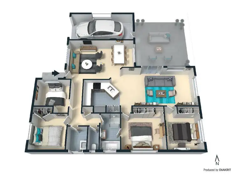 Floorplan of Homely house listing, 63 Mountain View Drive, Woongarrah NSW 2259