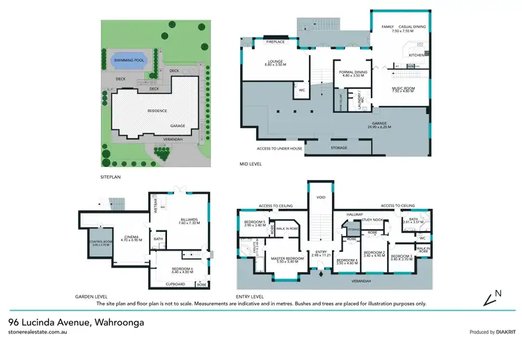 Floorplan of Homely house listing, 96 Lucinda Avenue, Wahroonga NSW 2076