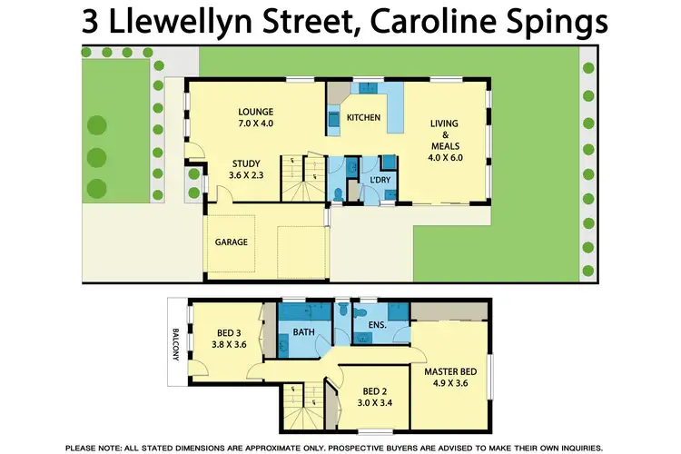 Floorplan of Homely house listing, 3 Llewellyn Street, Caroline Springs VIC 3023
