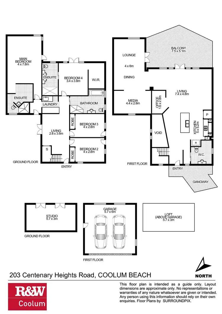 Floorplan of Homely house listing, 203 Centenary Heights Road, Coolum Beach QLD 4573