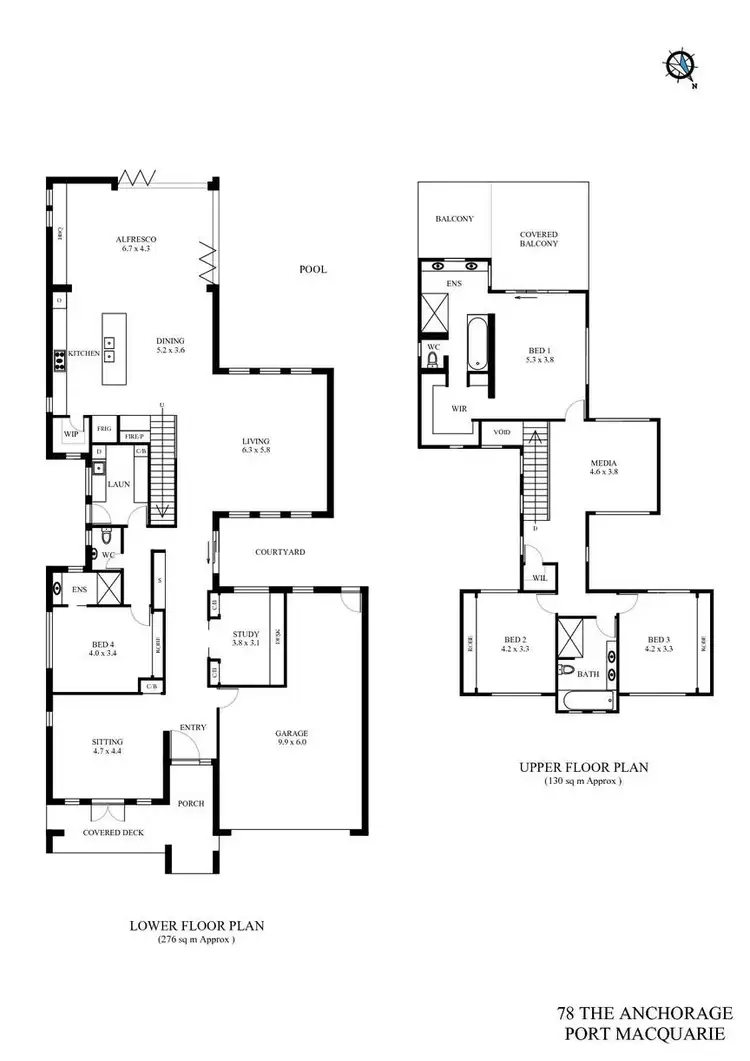 Floorplan of Homely house listing, 78 The Anchorage, Port Macquarie NSW 2444