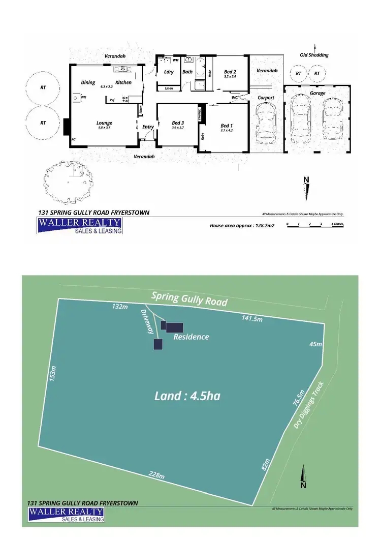 Floorplan of Homely house listing, 131 Spring Gully Road, Fryerstown VIC 3451