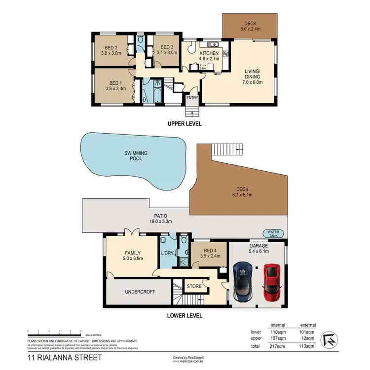 Floorplan of Homely house listing, 11 Rialanna Street, Kenmore QLD 4069