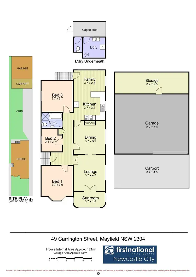 Floorplan of Homely house listing, 49 Carrington Street, Mayfield NSW 2304