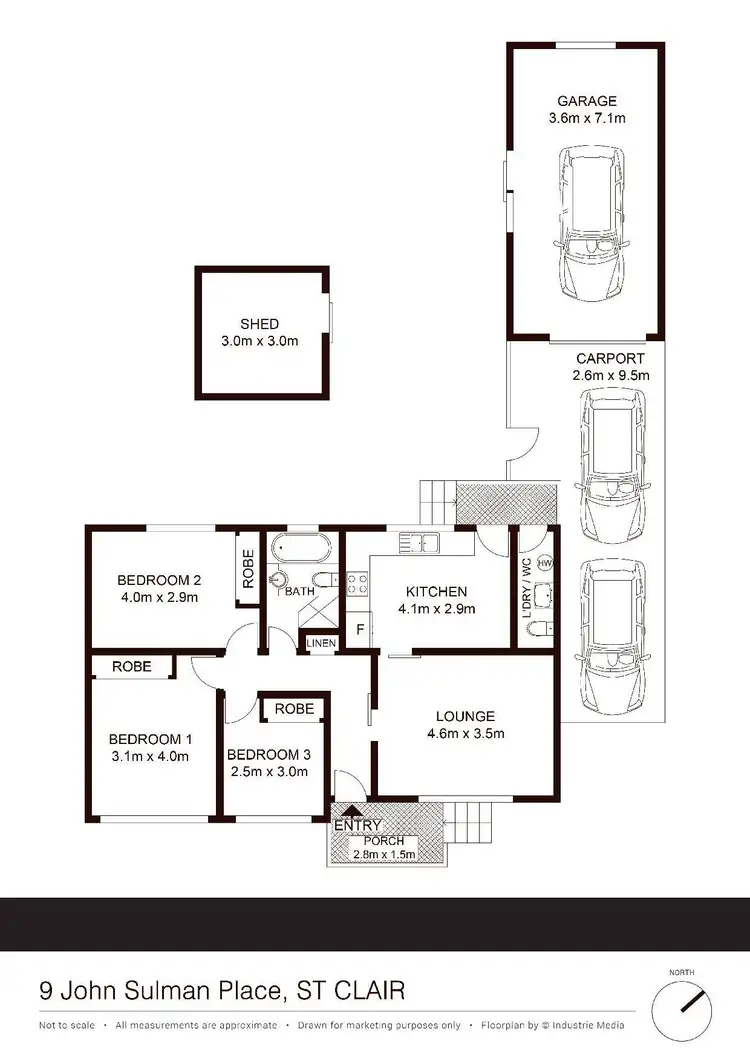 Floorplan of Homely house listing, 9 John Sulman Place, St Clair NSW 2759
