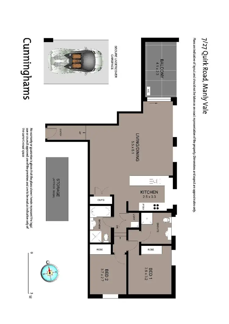 Floorplan of Homely apartment listing, 7/27 Quirk Road, Manly Vale NSW 2093