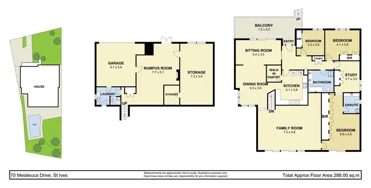Floorplan of Homely house listing, 70 Melaleuca Drive, St Ives NSW 2075