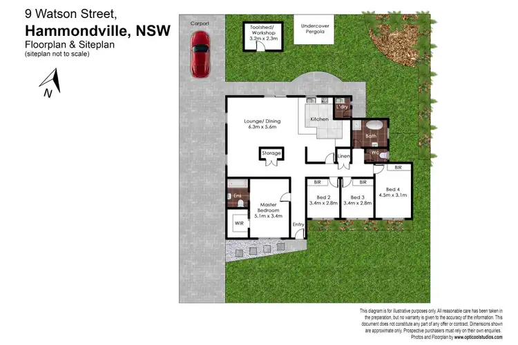 Floorplan of Homely house listing, 9 Watson Street, Hammondville NSW 2170