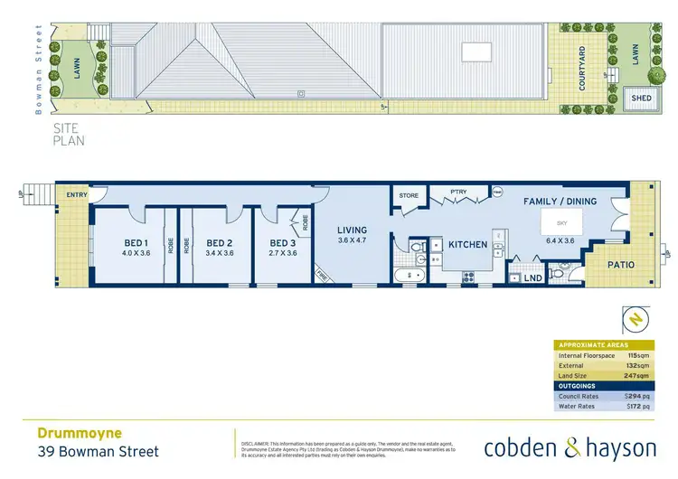Floorplan of Homely house listing, 39 Bowman Street, Drummoyne NSW 2047
