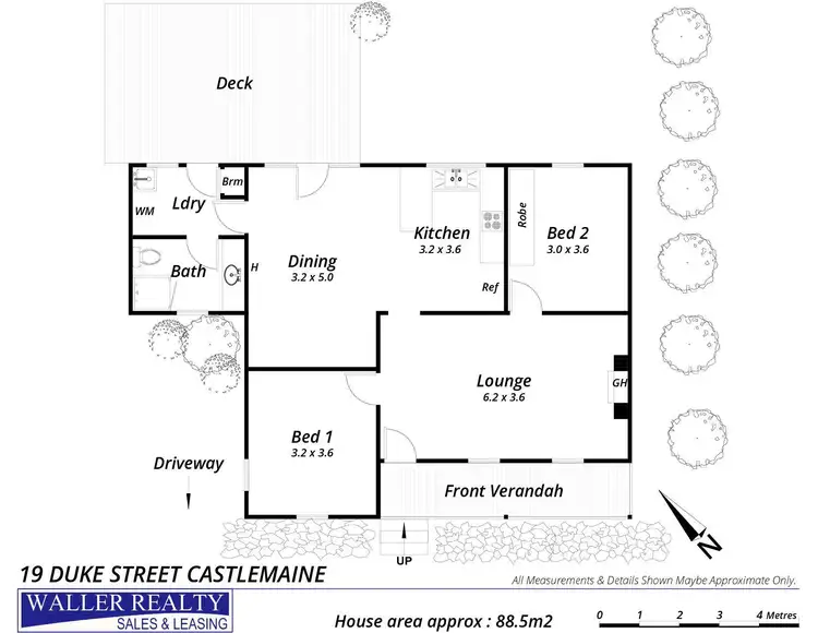 Floorplan of Homely house listing, 19 Duke Street, Castlemaine VIC 3450