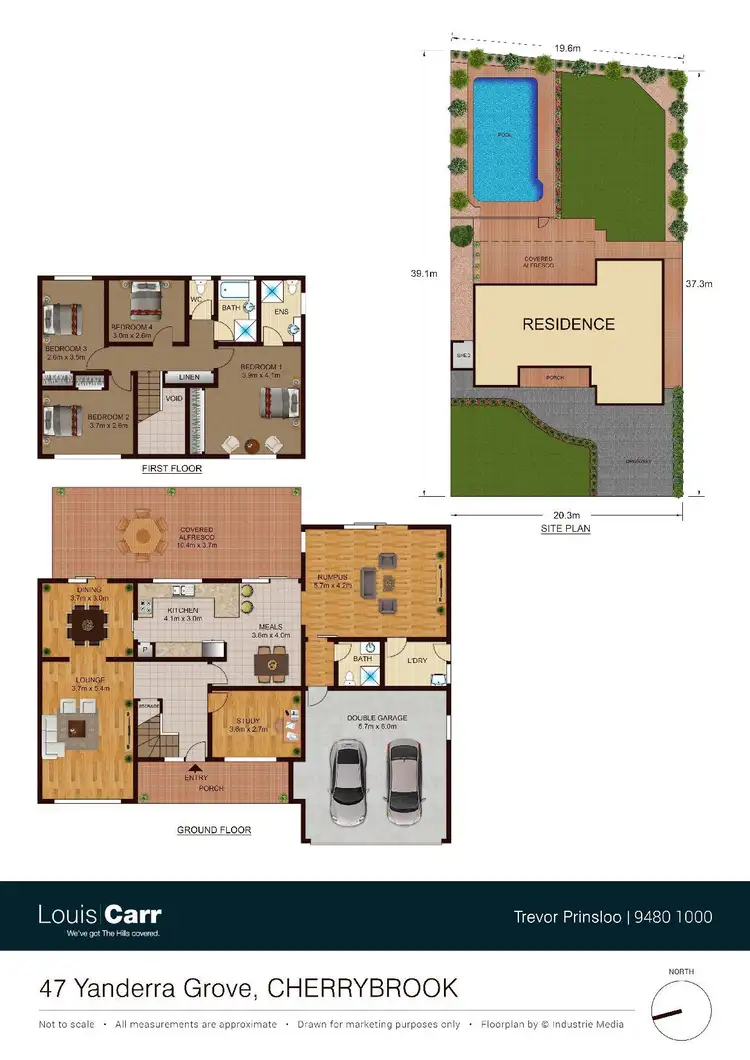 Floorplan of Homely house listing, 47 Yanderra Grove, Cherrybrook NSW 2126
