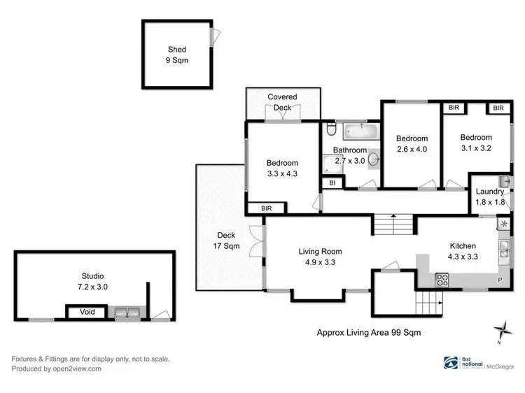 Floorplan of Homely house listing, 14 Apanie Crescent, Chigwell TAS 7011