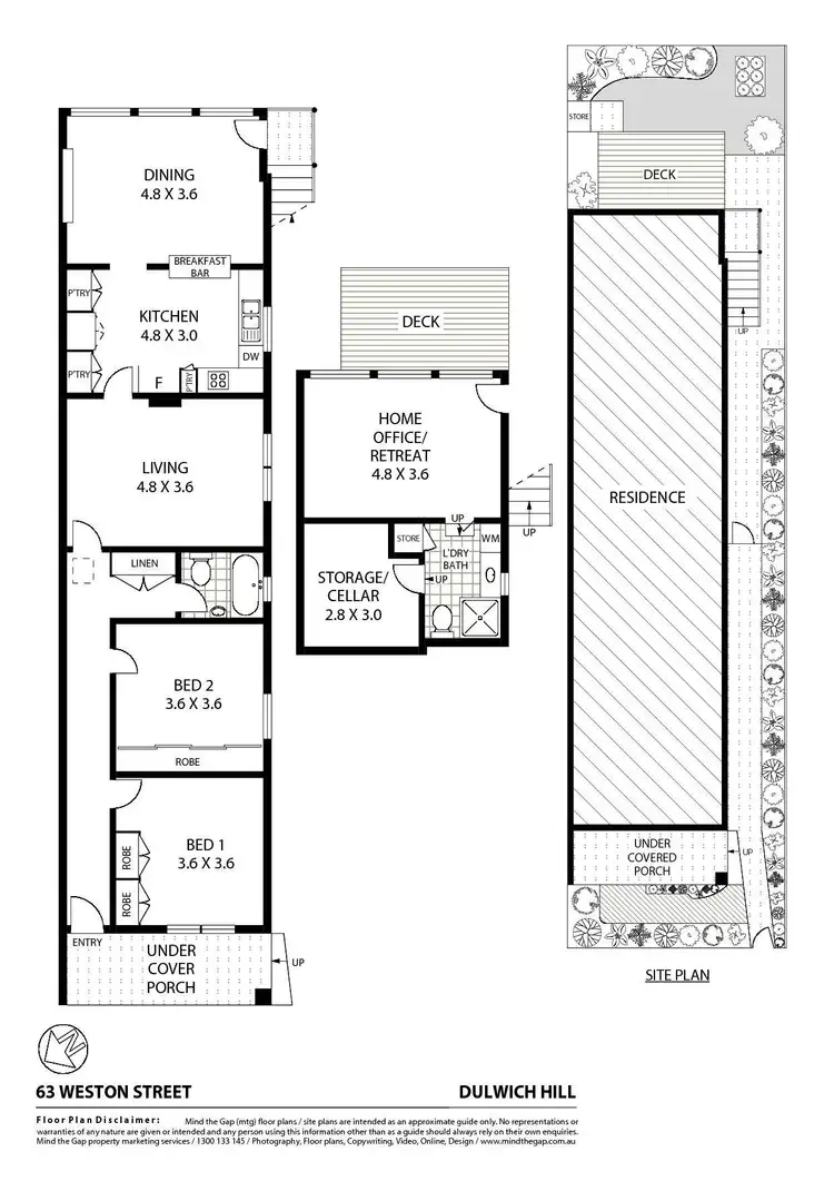 Floorplan of Homely house listing, 63 Weston Street, Dulwich Hill NSW 2203