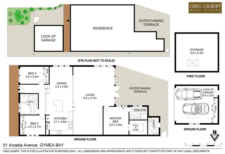 Floorplan of Homely house listing, 51 Arcadia Ave, Gymea Bay NSW 2227