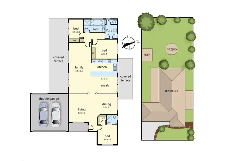 Floorplan of Homely house listing, 41 County Drive, Berwick VIC 3806
