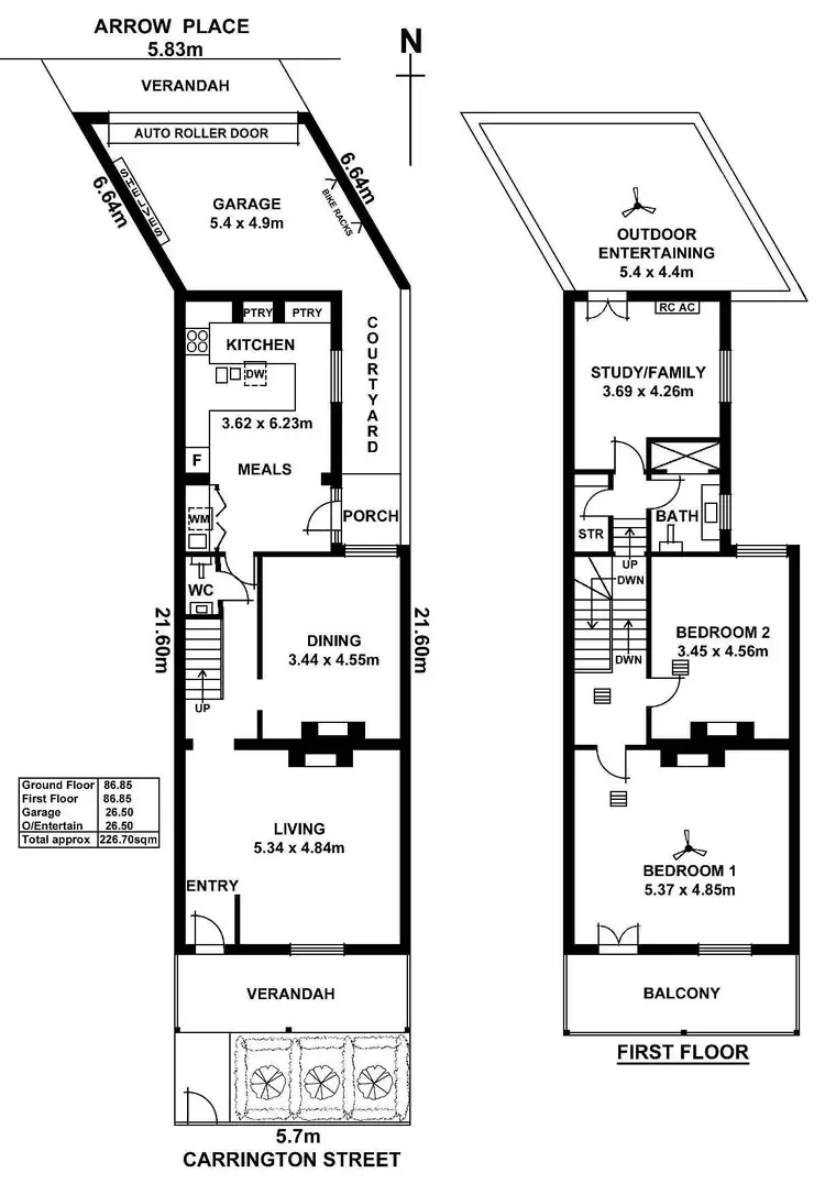 Floorplan of Homely house listing, 214 Carrington Street, Adelaide SA 5000