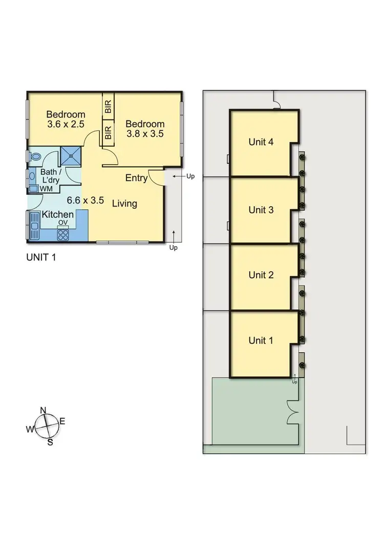 Floorplan of Homely block of units listing, 1-4/10-14 Alexander Avenue, Thomastown VIC 3074
