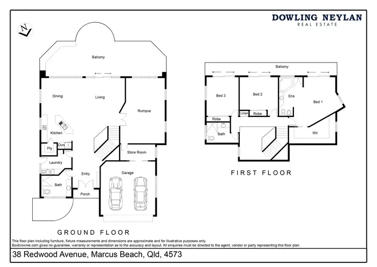 Floorplan of Homely house listing, 38 Redwood Avenue, Marcus Beach QLD 4573