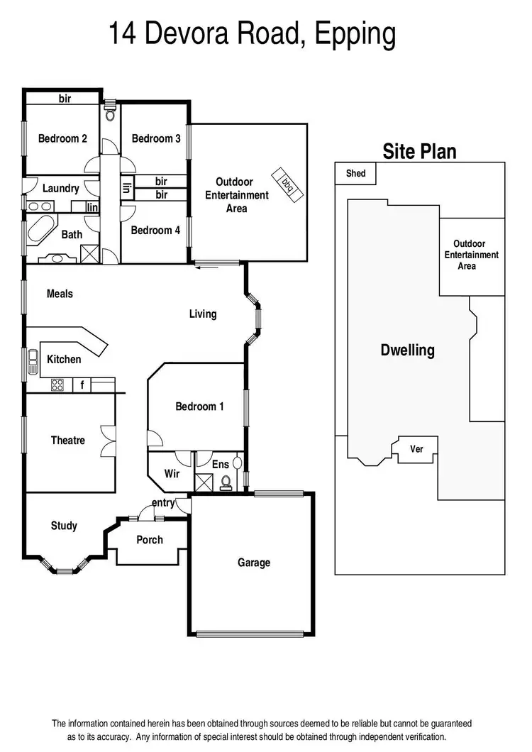 Floorplan of Homely house listing, 14 Devora Road, Epping VIC 3076