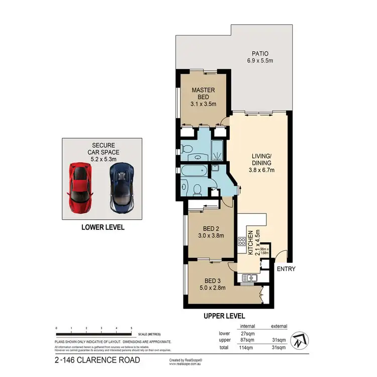 Floorplan of Homely unit listing, 2/146 Clarence Road, Indooroopilly QLD 4068