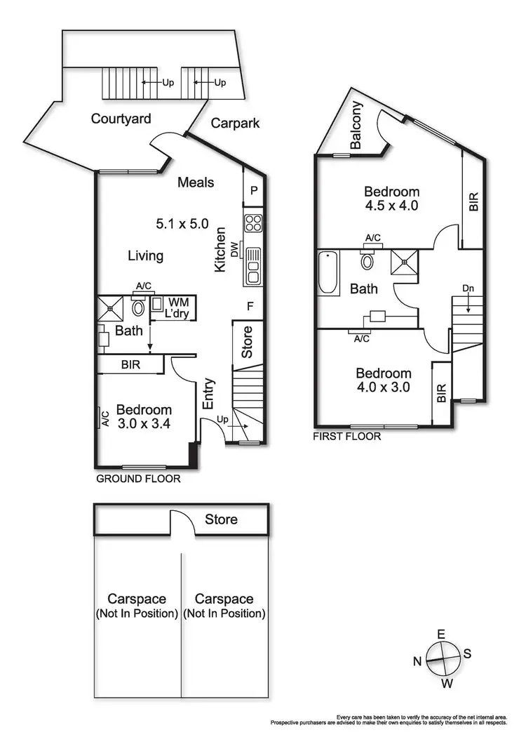 Floorplan of Homely townhouse listing, 4/9 Sandown Road, Ascot Vale VIC 3032