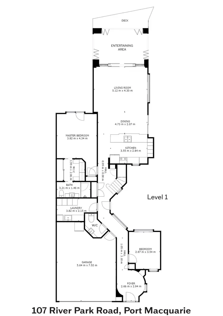 Floorplan of Homely house listing, 107 River Park Road, Port Macquarie NSW 2444