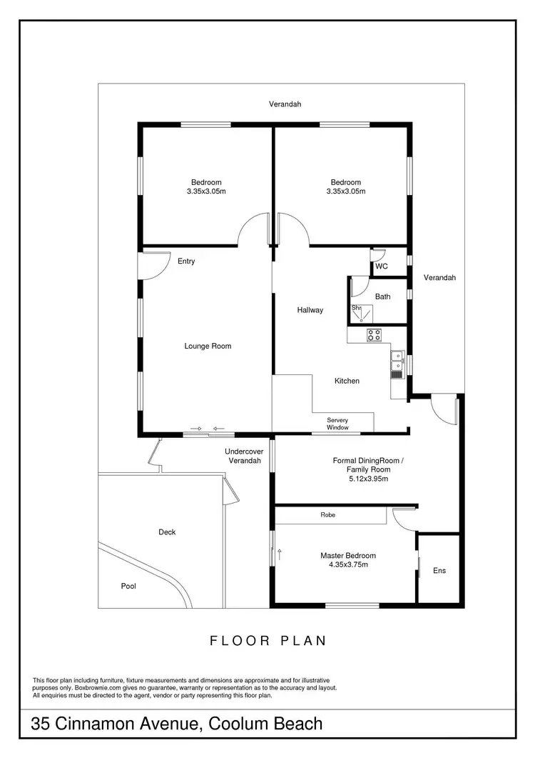 Floorplan of Homely house listing, 35 Cinnamon Avenue, Coolum Beach QLD 4573