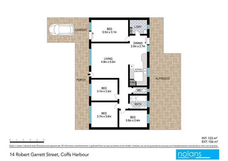 Floorplan of Homely house listing, 14 Robert Garrett Street, Coffs Harbour NSW 2450