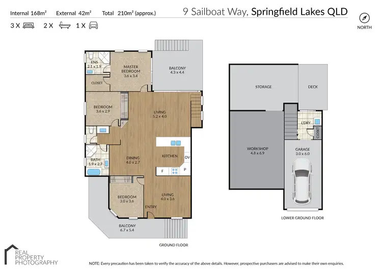 Floorplan of Homely house listing, 9 Sailboat Way, Springfield Lakes QLD 4300