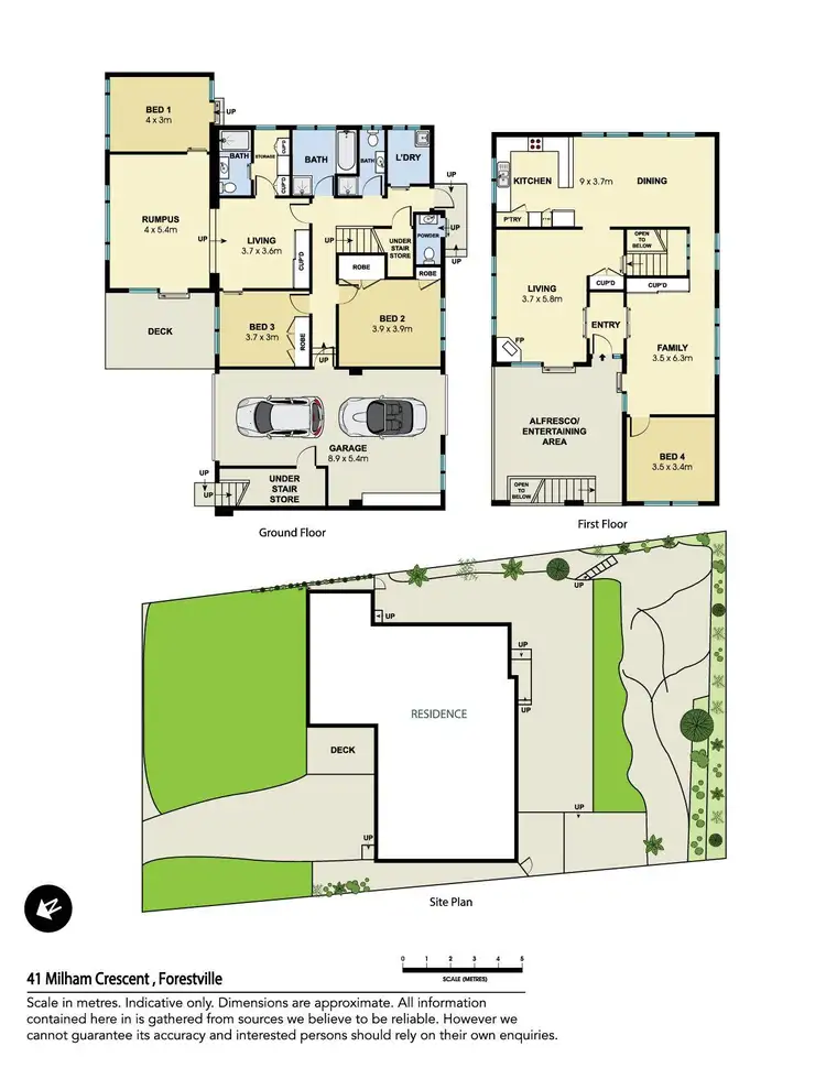 Floorplan of Homely house listing, 41 Milham Crescent, Forestville NSW 2087
