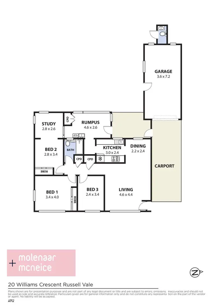 Floorplan of Homely house listing, 20 Williams Crescent, Russell Vale NSW 2517