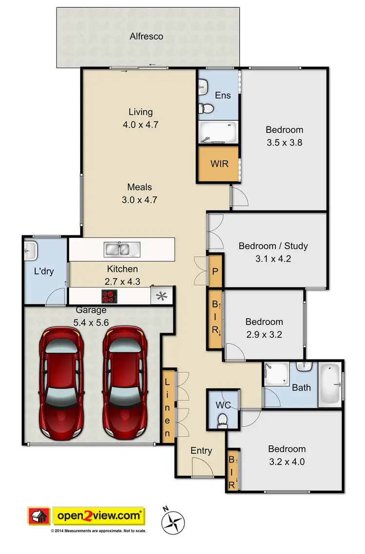 Floorplan of Homely house listing, 3 Bugle Street, Ropes Crossing NSW 2760