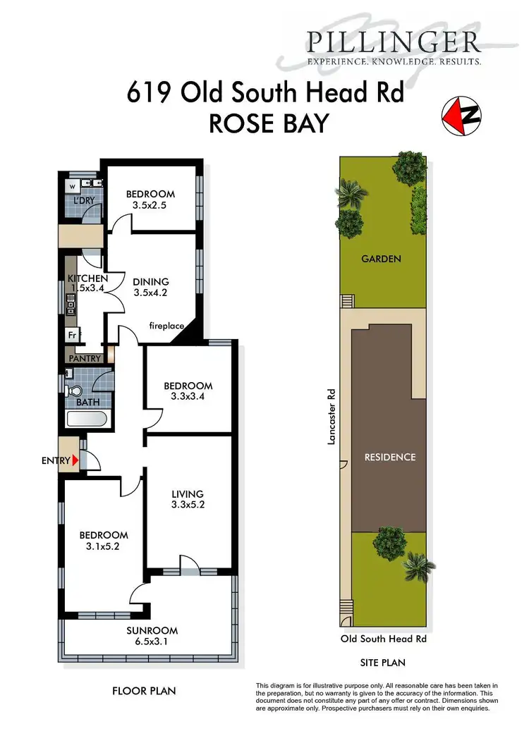Floorplan of Homely house listing, 619 Old South Head Road, Rose Bay NSW 2029