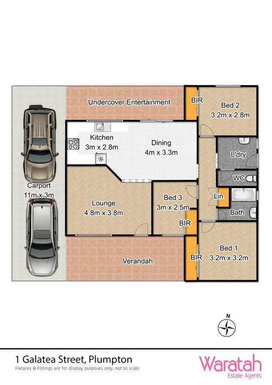 Floorplan of Homely house listing, 1 Galatea Street, Plumpton NSW 2761