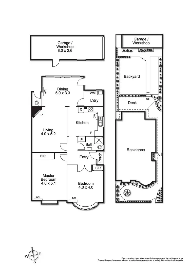 Floorplan of Homely house listing, 8 Canterbury Street, Flemington VIC 3031