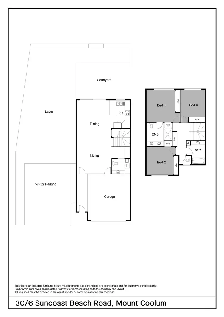 Floorplan of Homely unit listing, 30/6 Suncoast Beach Drive, Mount Coolum QLD 4573