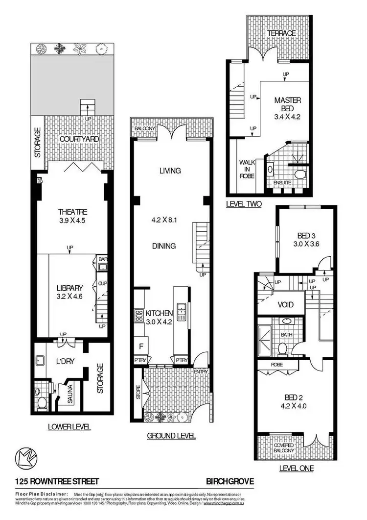 Floorplan of Homely house listing, 125 Rowntree Street, Birchgrove NSW 2041