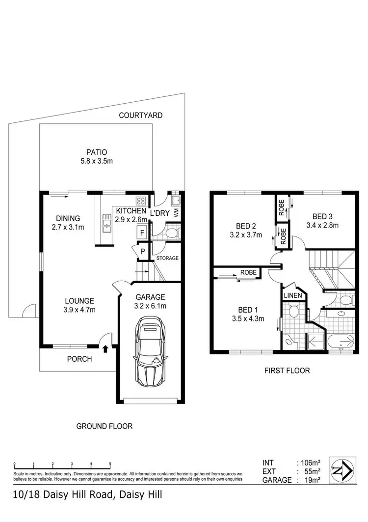 Floorplan of Homely townhouse listing, 10/18 Daisy Hill Road, Daisy Hill QLD 4127