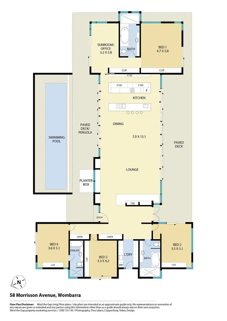 Floorplan of Homely house listing, 58 Morrison Ave, Wombarra NSW 2515