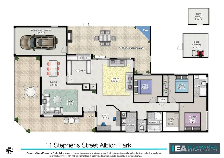 Floorplan of Homely house listing, 14 Stephens Street, Albion Park NSW 2527